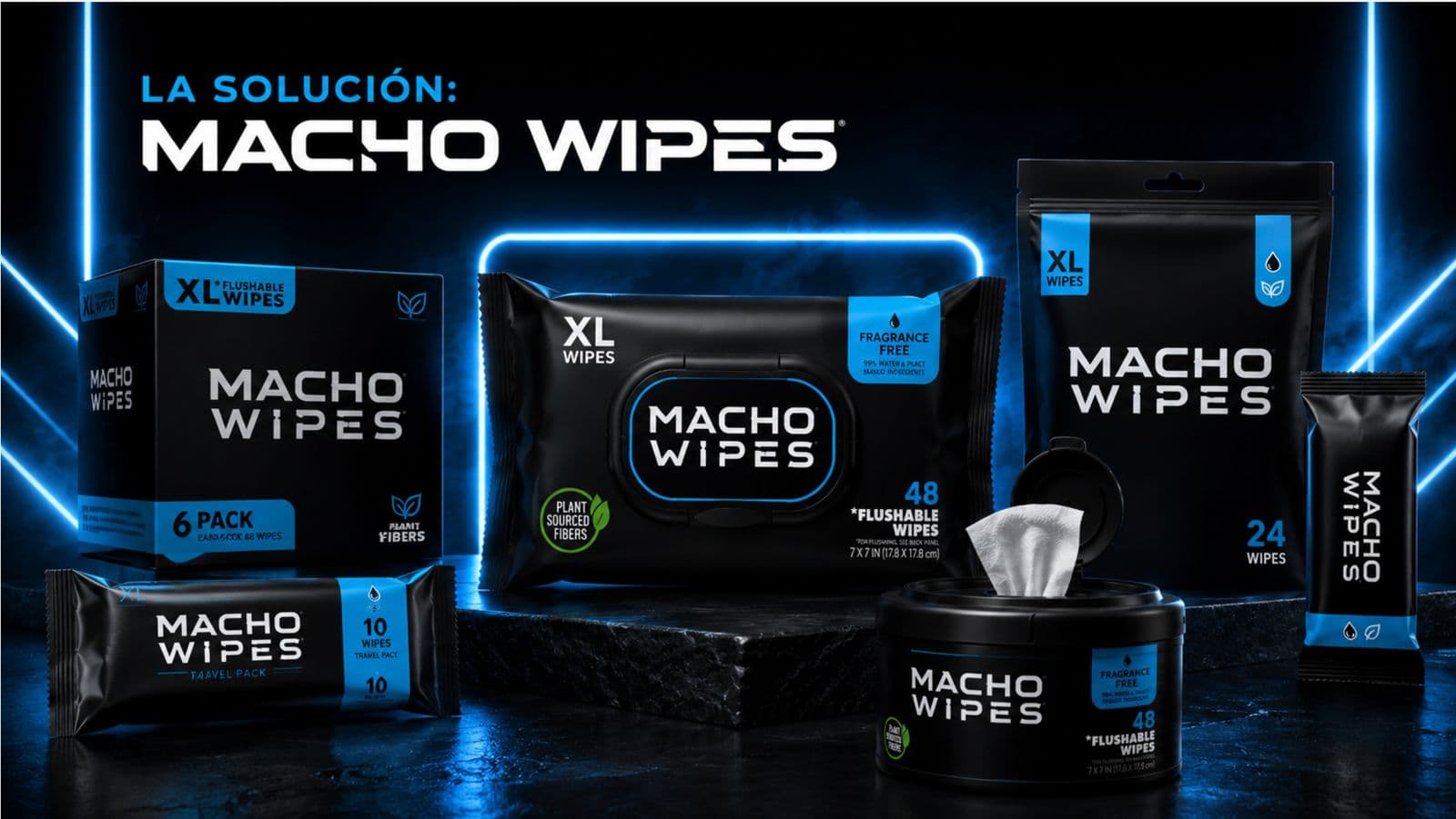 Macho Wipes — línea de productos